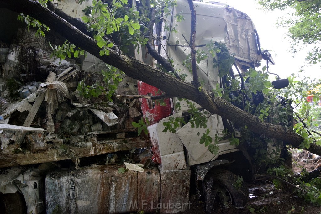 Schwerer VU A 3 Rich Oberhausen Hoehe AK Leverkusen P373.JPG - Miklos Laubert